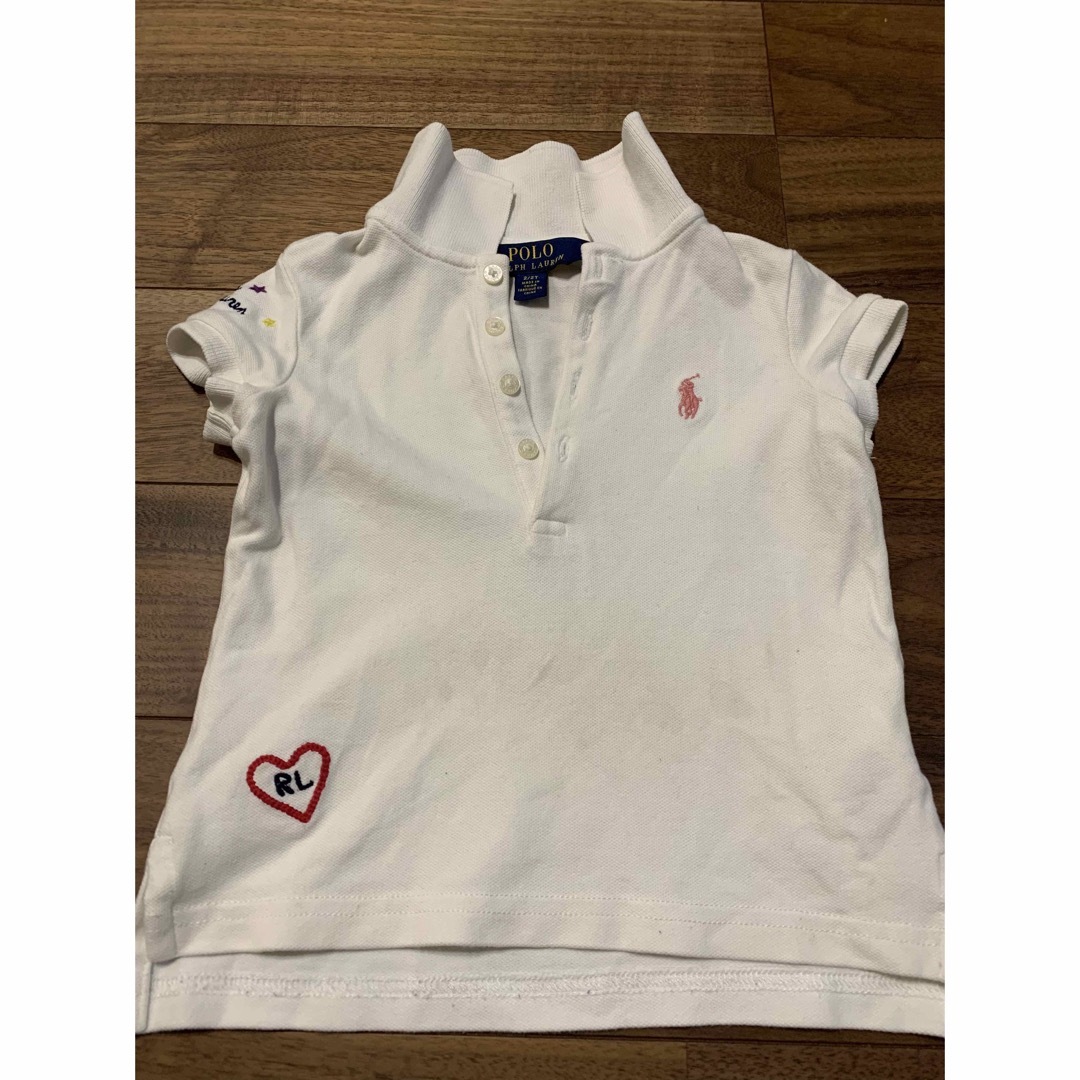 POLO RALPH LAUREN(ポロラルフローレン)のラルフローレン　ポロシャツ2T キッズ/ベビー/マタニティのキッズ服女の子用(90cm~)(Tシャツ/カットソー)の商品写真