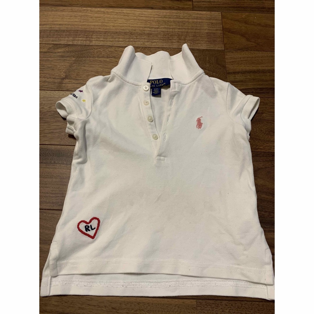 POLO RALPH LAUREN(ポロラルフローレン)のラルフローレン　ポロシャツ2T キッズ/ベビー/マタニティのキッズ服女の子用(90cm~)(Tシャツ/カットソー)の商品写真