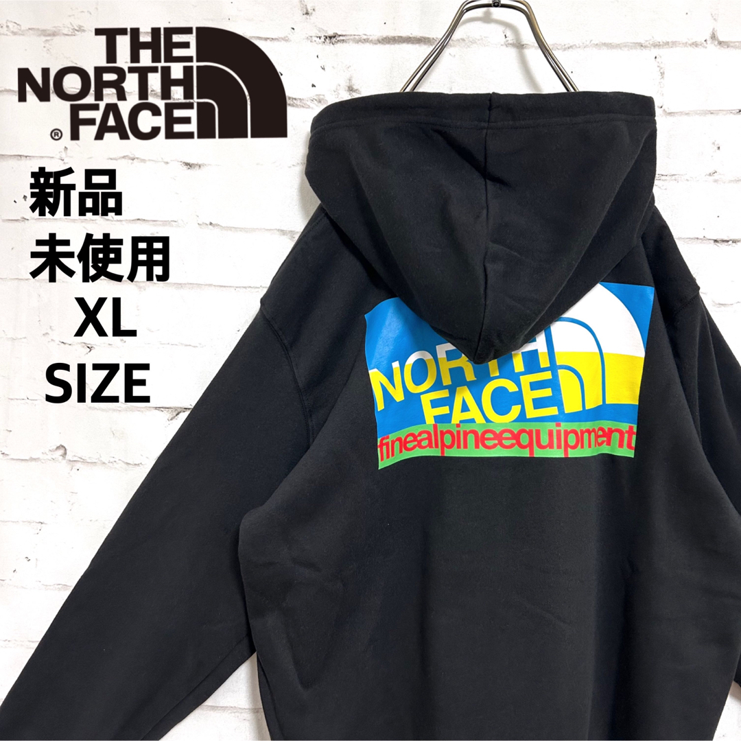 【ノースフェイス】メンズ　パーカー　ロゴ　L  XL 海外限定　新品