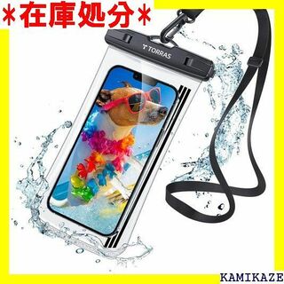 ☆送料無料 2新アップグレード TORRAS スマホ 防水 プール ブラック 1(iPhoneケース)