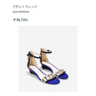 コールハーン(Cole Haan)の【新品】コールハーン　 サンダル　アンクルストラップ　(サンダル)