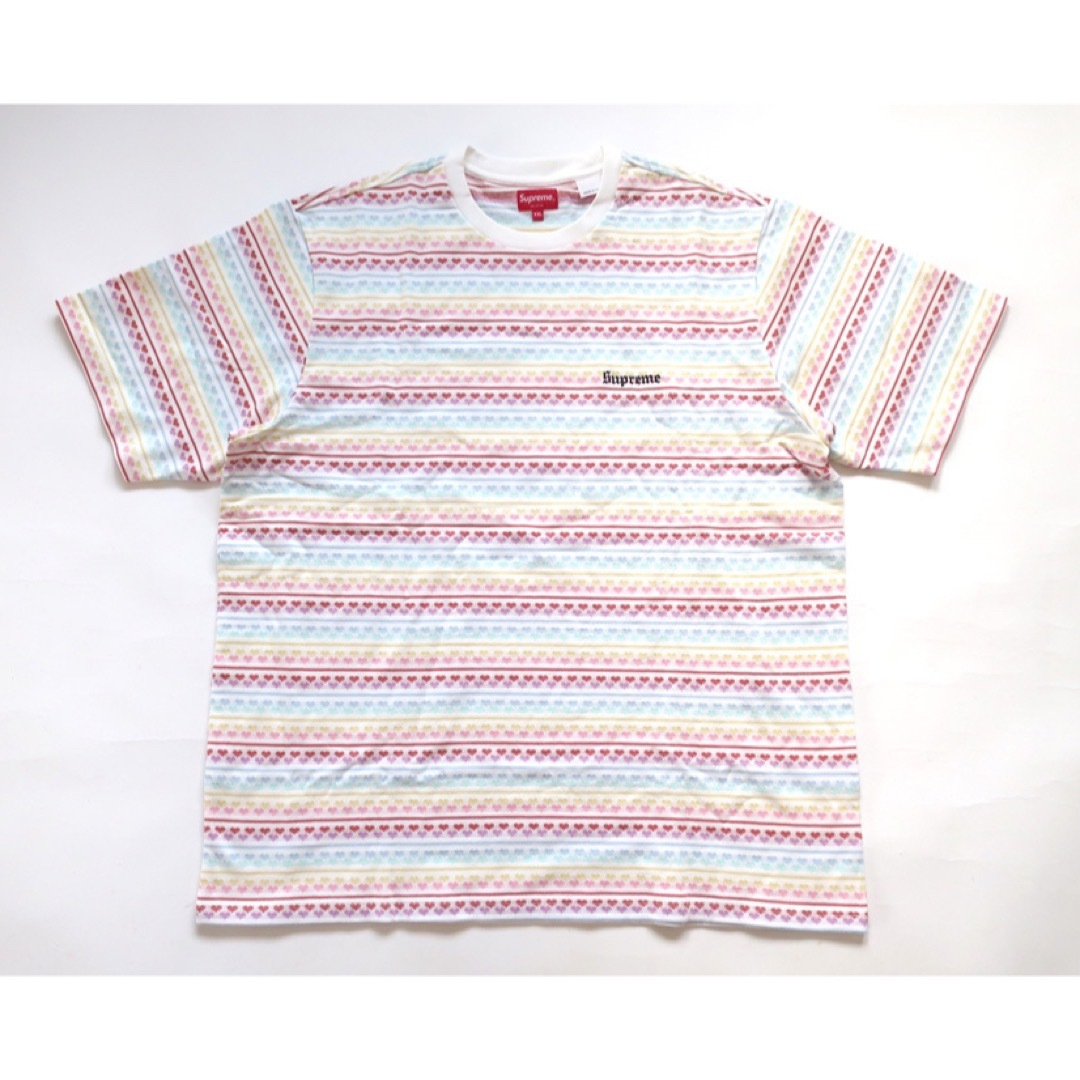 トップス(XL)Supreme Hearts Jacquard Top