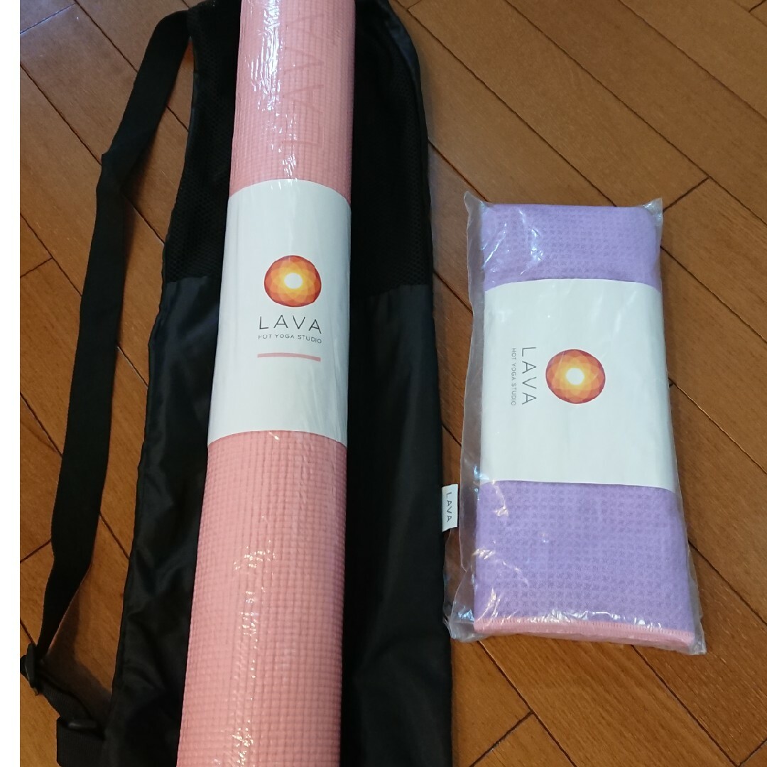 LAVA ヨガマット 3点setの通販 by ☆ビスコ☆'s shop|ラクマ