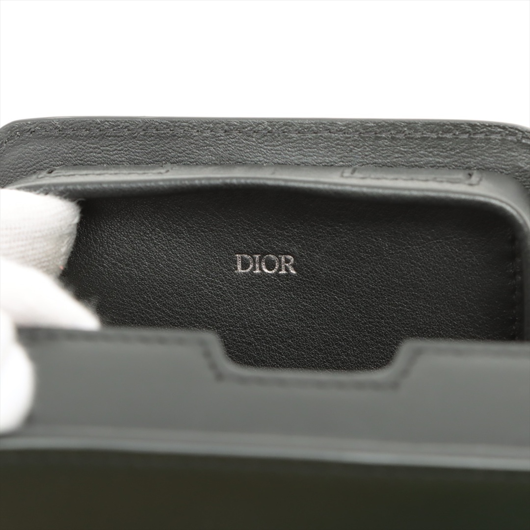 Dior(ディオール)のディオール  レザー  ブラック ユニセックス ショルダーバッグ レディースのバッグ(ショルダーバッグ)の商品写真