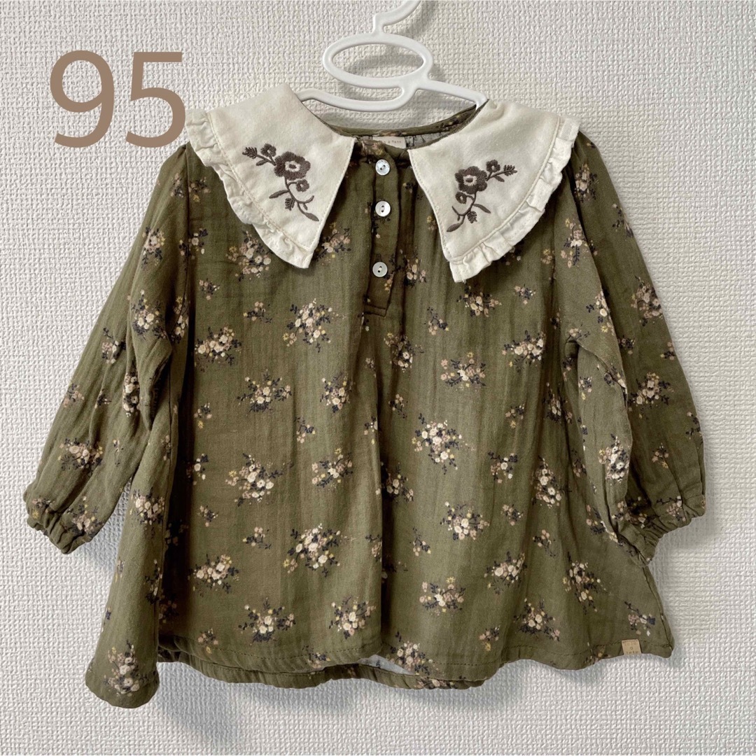 tete a tete(テータテート)のtete a tete ガーゼ　ブラウス キッズ/ベビー/マタニティのキッズ服女の子用(90cm~)(ブラウス)の商品写真