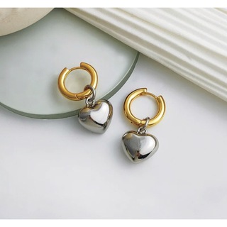 【Design Heart charm pierce】#094 18k