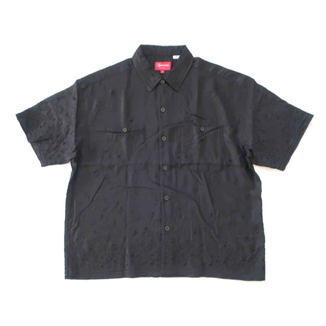 L)Supreme NOUVEAU EMBROIDERED S/S SHIRT - トップス