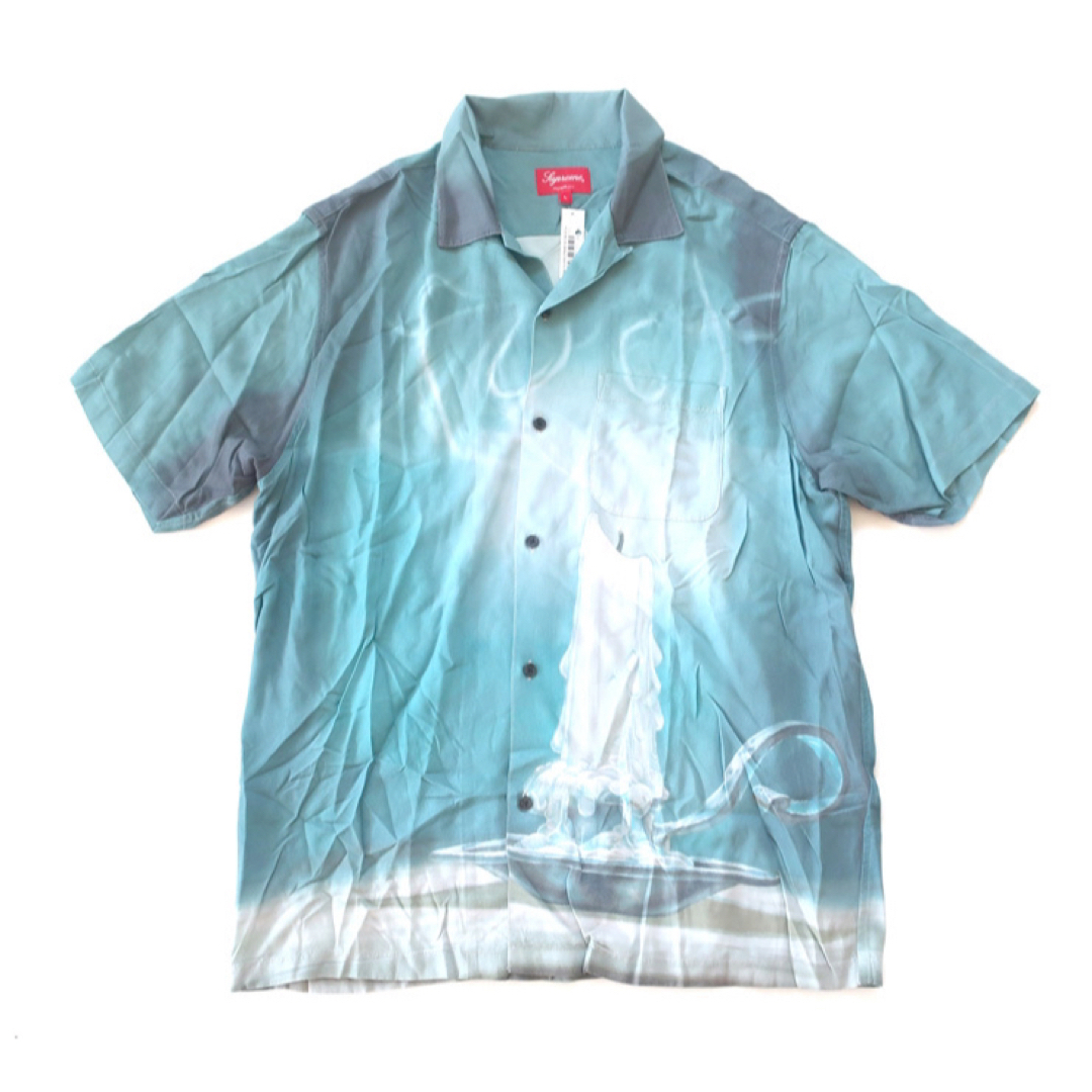 【 Blue M 】Supreme MBV Rayon S/S Shirt