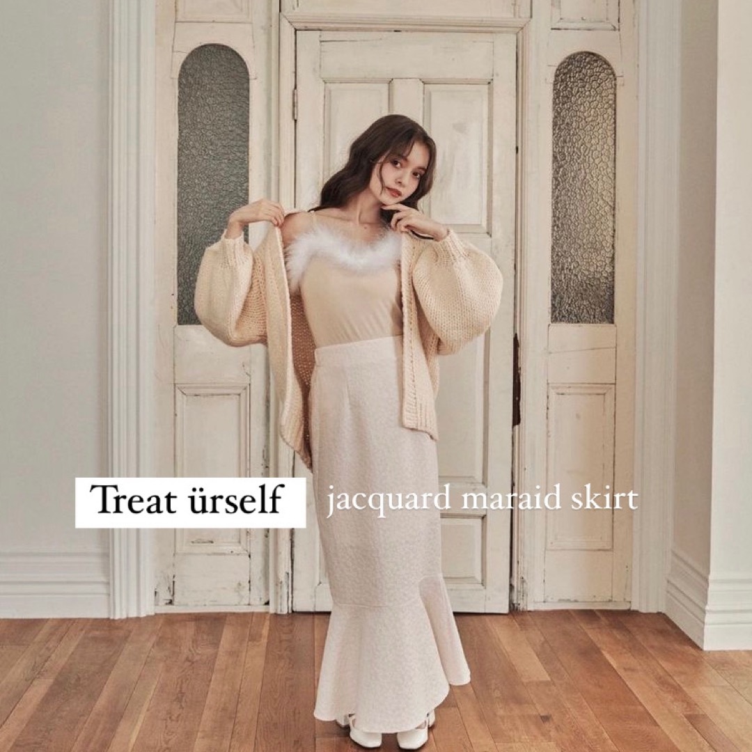 Treat ürself jacquard maraid skirt レディースのスカート(ロングスカート)の商品写真