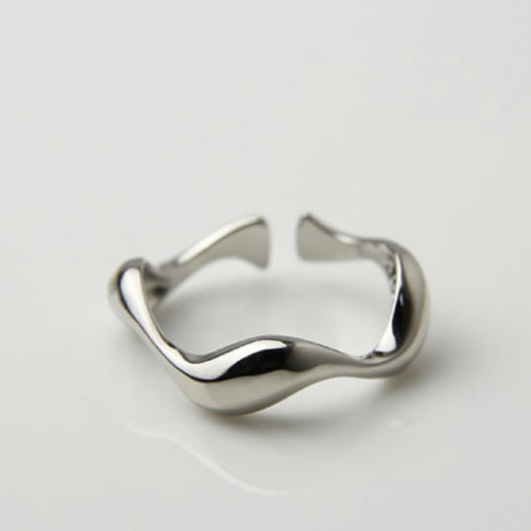 Jouete(ジュエッテ)の【WAVE RING】#65 S925 レディースのアクセサリー(リング(指輪))の商品写真