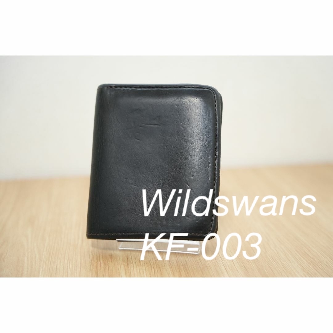 Wildswans(ワイルドスワンズ)　サドルプルアップ　KF-003　ブラック メンズのファッション小物(折り財布)の商品写真