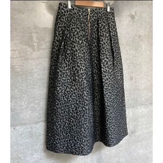 Drawer - ドゥロワー Drawer 22AW FALL1 レオパードジャカードスカート