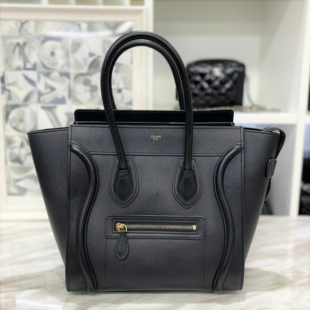 [美品】CELINE セリーヌ ラゲージ マイクロ  黒