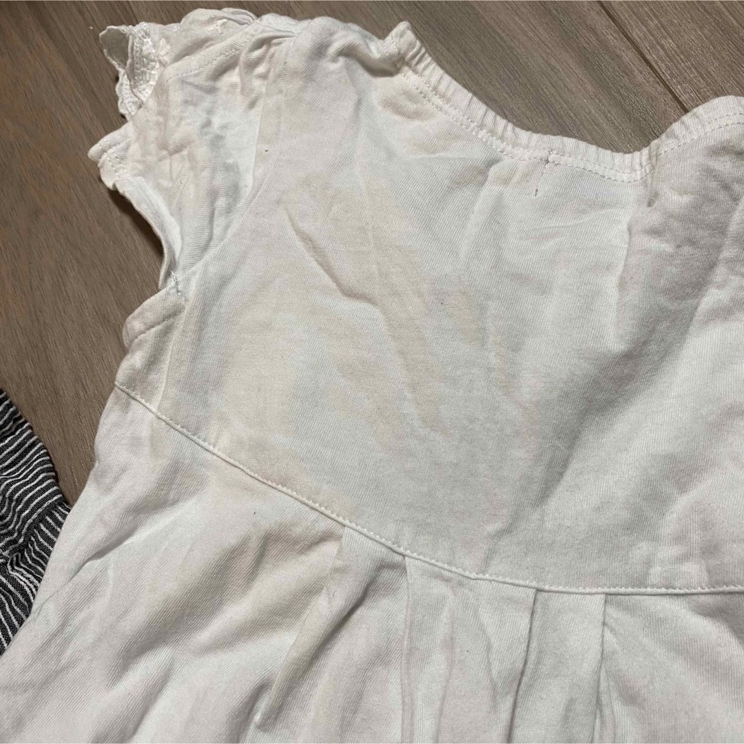 ANNA SUI mini(アナスイミニ)のアナスイミニ 上下2点セット 90 Tシャツ ショーパン キッズ/ベビー/マタニティのキッズ服女の子用(90cm~)(Tシャツ/カットソー)の商品写真