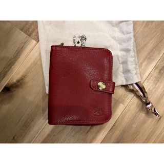 イルビゾンテ(IL BISONTE) 財布(レディース)(レッド/赤色系)の通販