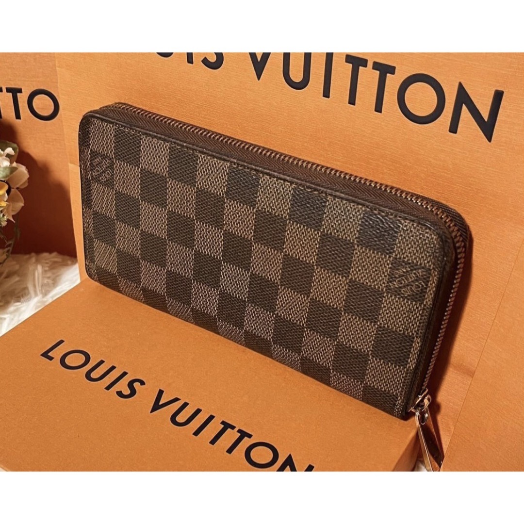 LOUIS VUITTON - 値下げ 美品 ルイヴィトンジッピーウォレット ダミエ