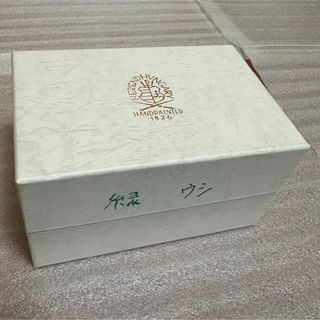 美品 レア HEREND ZODIAC 干支 1997年 丑年 子牛の置物