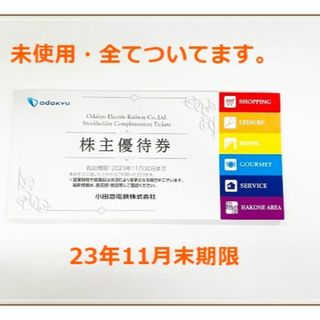 小田急電鉄株主優待券　2023年11月30日期限　1冊(ショッピング)