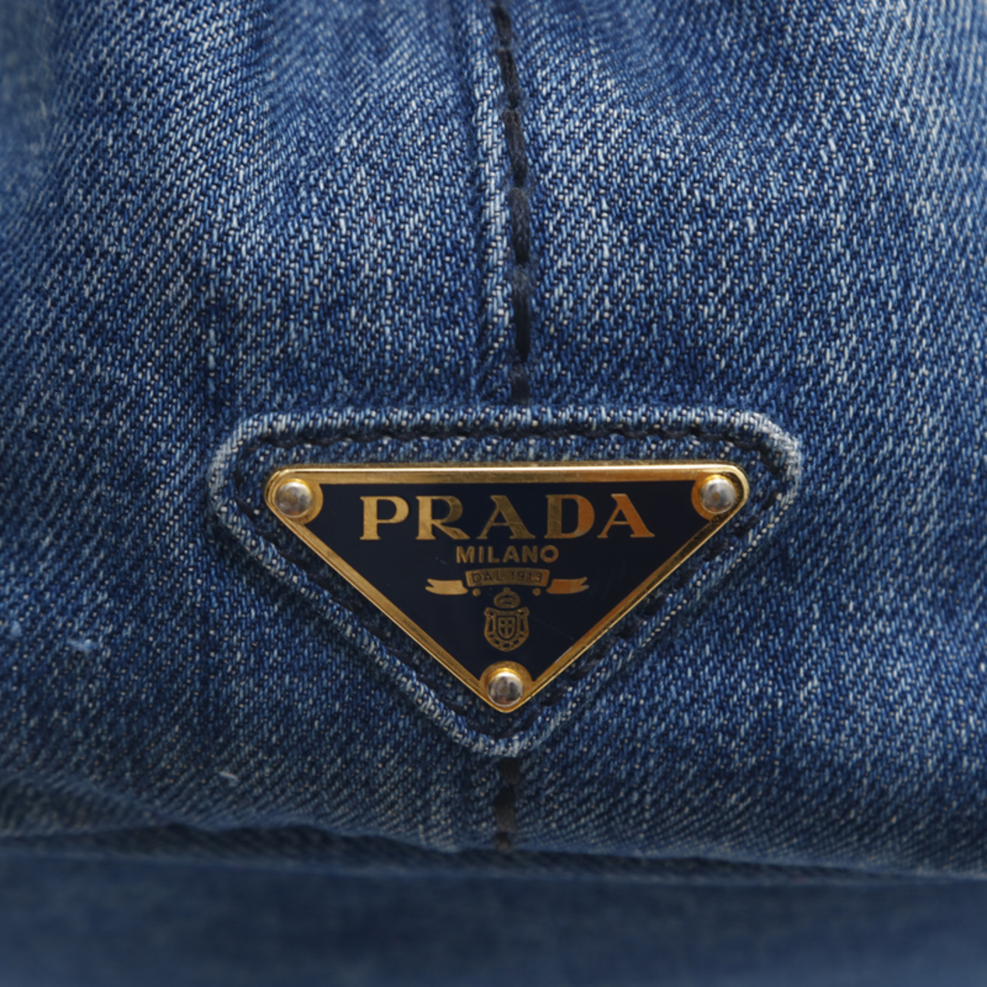 プラダ PRADA カナパ デニム ショルダーバッグ 6