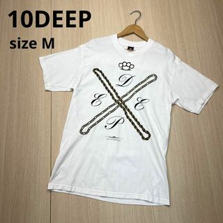 10 DEEP テンディープ XXXロゴ 半袖 Tシャツ ブラック M