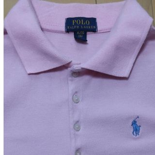 ポロラルフローレン(POLO RALPH LAUREN)のラルフローレン ポロシャツ 150cm ピンク レース(Tシャツ/カットソー)