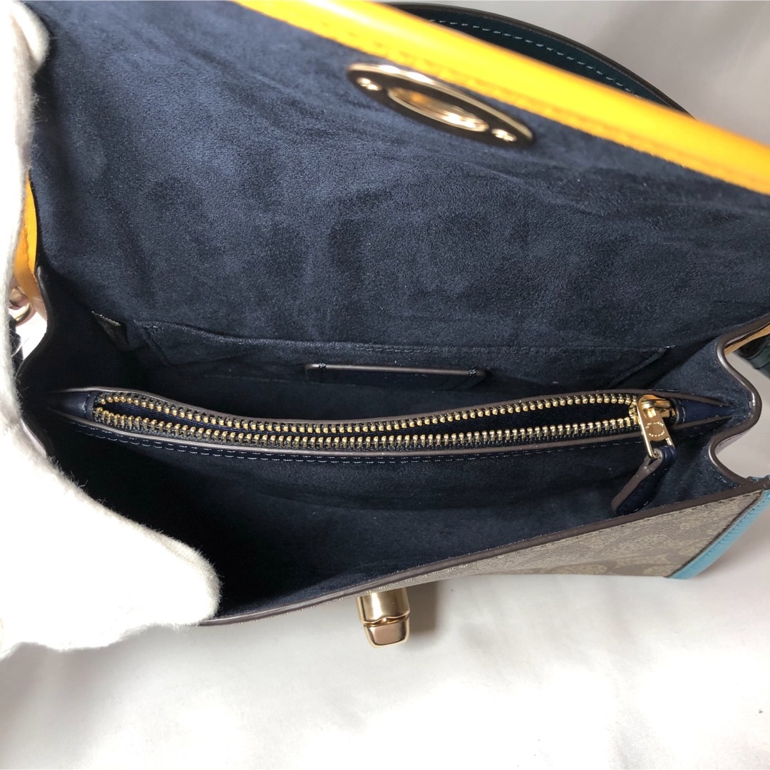 COACH - 【新品】COACH ショルダーバッグ カラーブロック シグネチャー