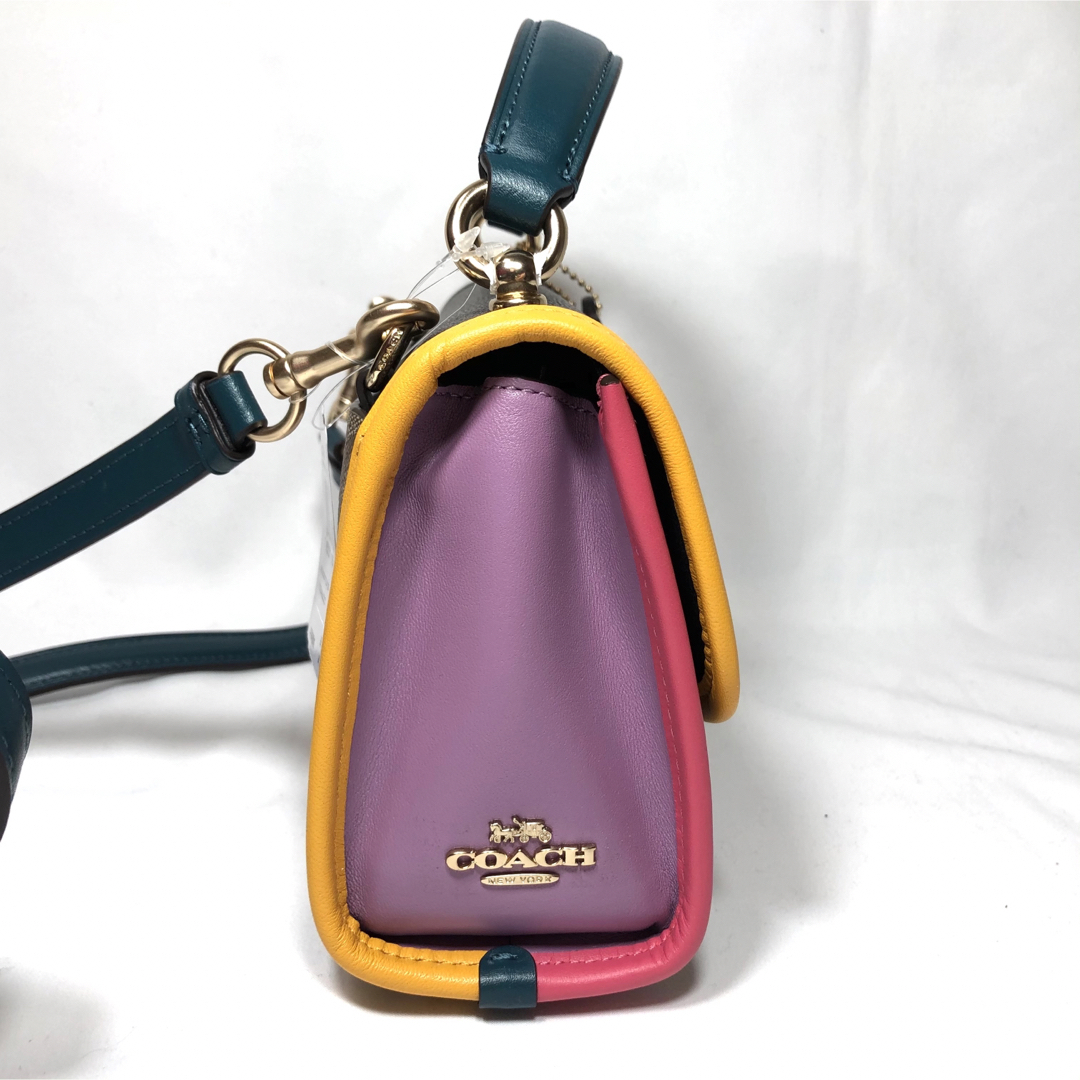 COACH - 【新品】COACH ショルダーバッグ カラーブロック シグネチャー