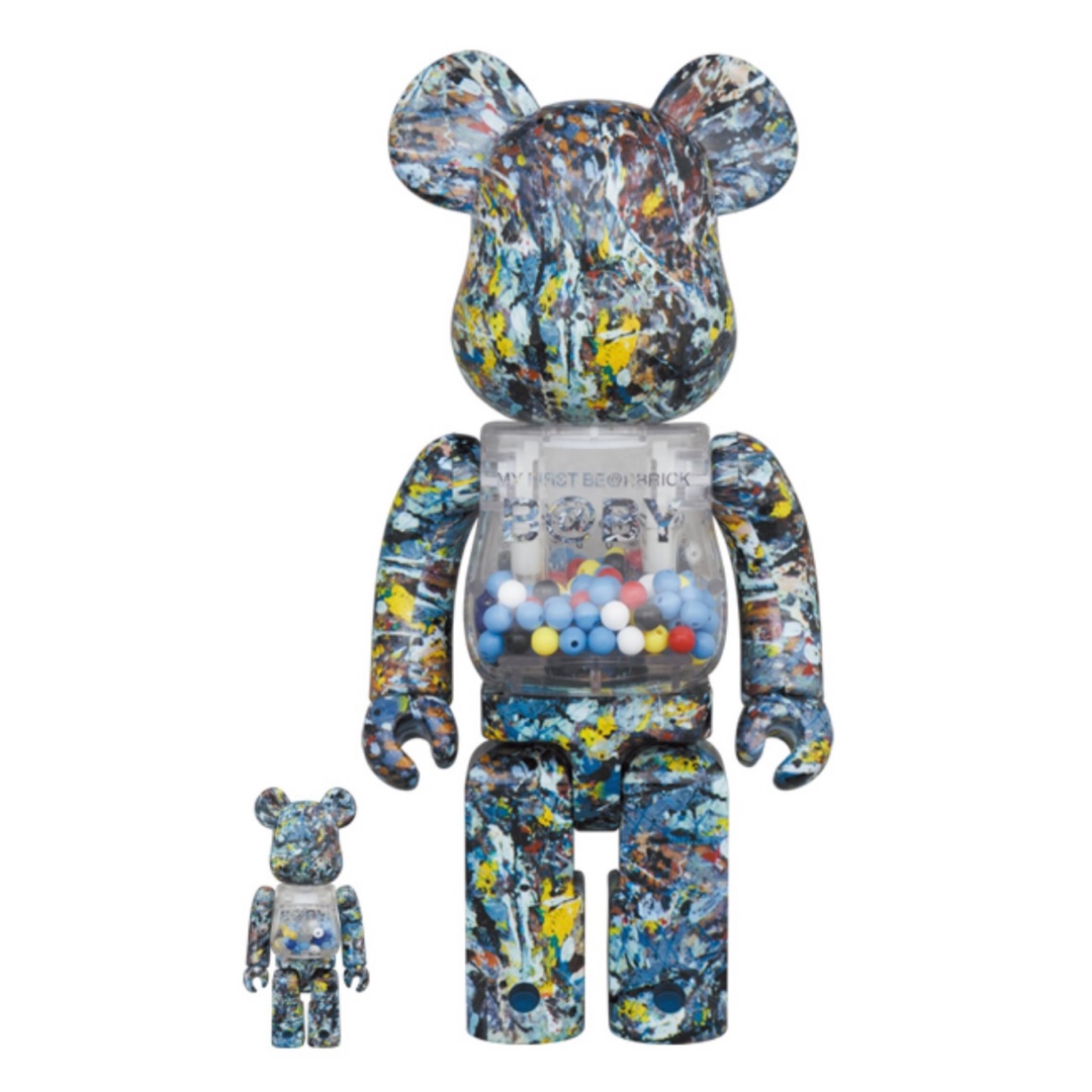 BE@RBRICK B@BY Jackson Pollock 100％ 400％ | フリマアプリ ラクマ