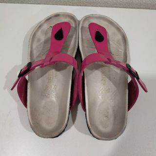 ビルケンシュトック(BIRKENSTOCK)のBIRKENSTOCK ビルケンシュトック ギゼトングサンダル　ピンク　37(サンダル)