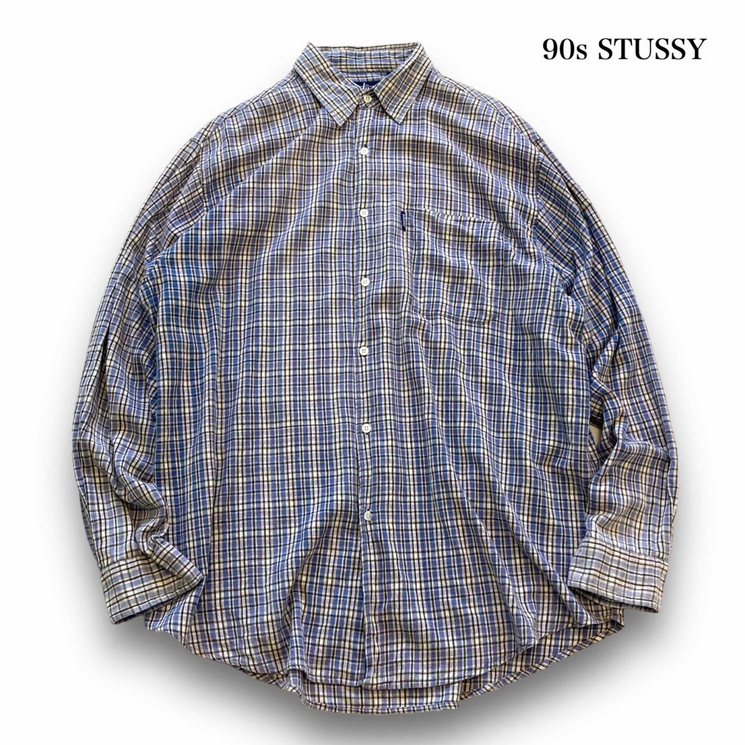 stussy チェックシャツ-