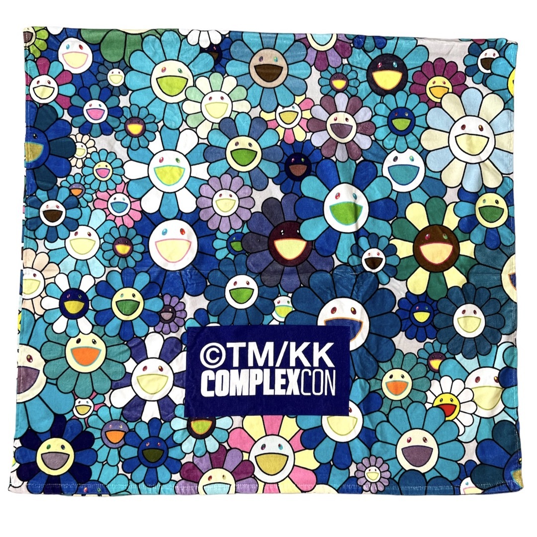 [新品・未使用]村上隆xCOMPLEXCON Blue Flower Towel