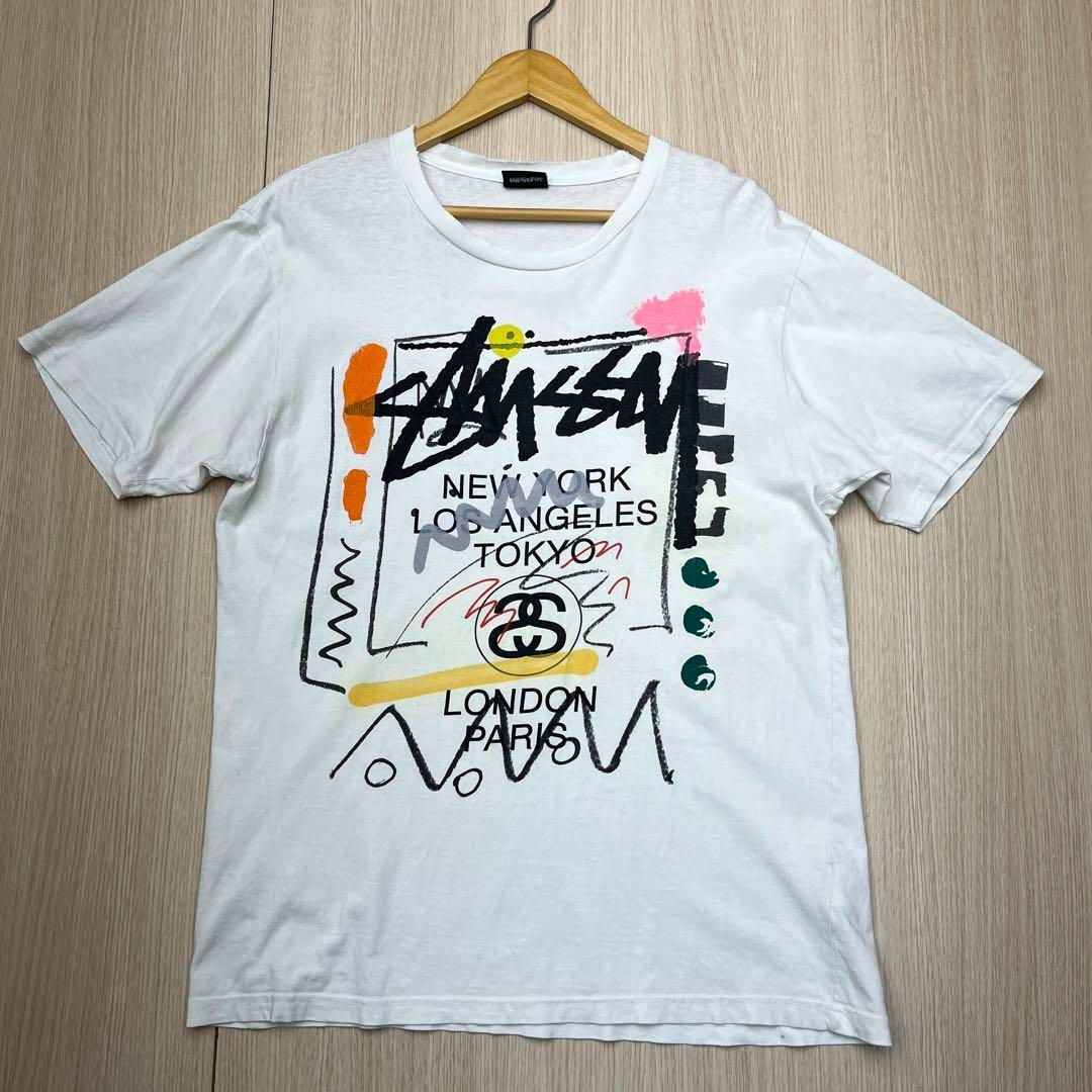 STUSSY - ○ STUSSY ステューシー ワールドツアーT カラフル Tシャツの ...