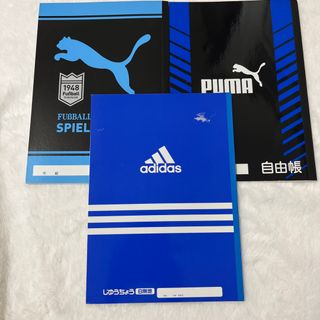 プーマ(PUMA)の自由帳　3冊セット(ノート/メモ帳/ふせん)