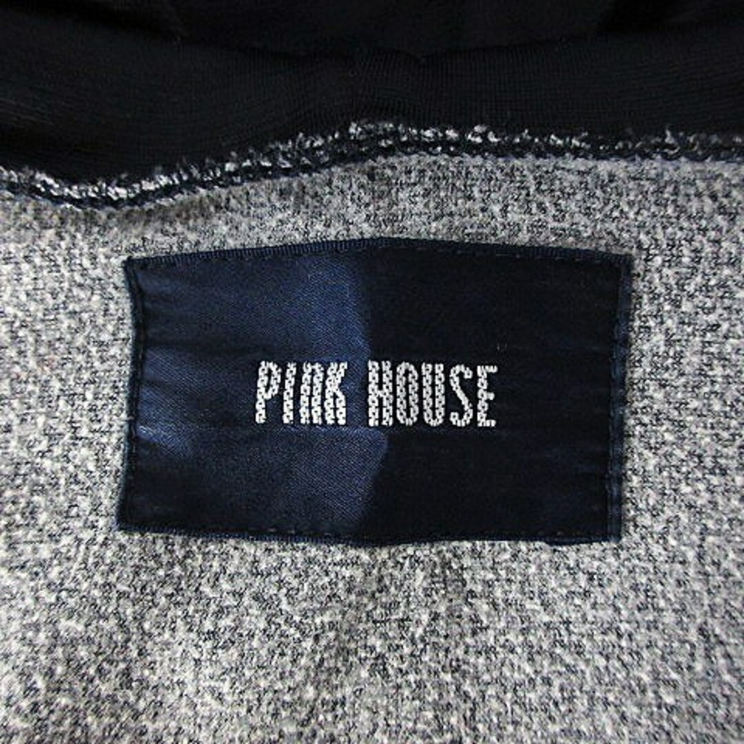 PINK HOUSE(ピンクハウス)のピンクハウス パーカー ジャージ 長袖 フード ジップアップ M ネイビー レディースのトップス(パーカー)の商品写真