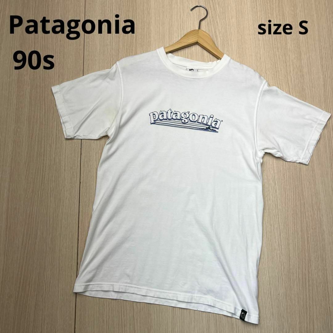 ● Patagonia  パタゴニア　90s   ロゴ　プリント　Tシャツ