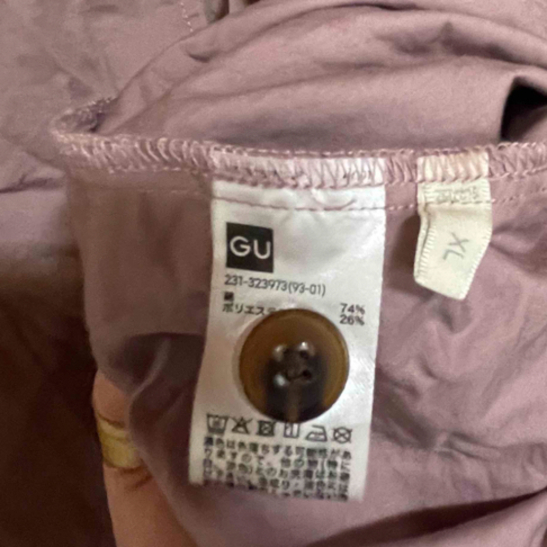 GU(ジーユー)のGU ピンクシャツ　大きいサイズ レディースのトップス(シャツ/ブラウス(長袖/七分))の商品写真