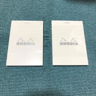 ロディア(RHODIA)の←新品〒【管理No.0303】ロディア 方眼 No.12 ホワイト 2つ(ノート/メモ帳/ふせん)