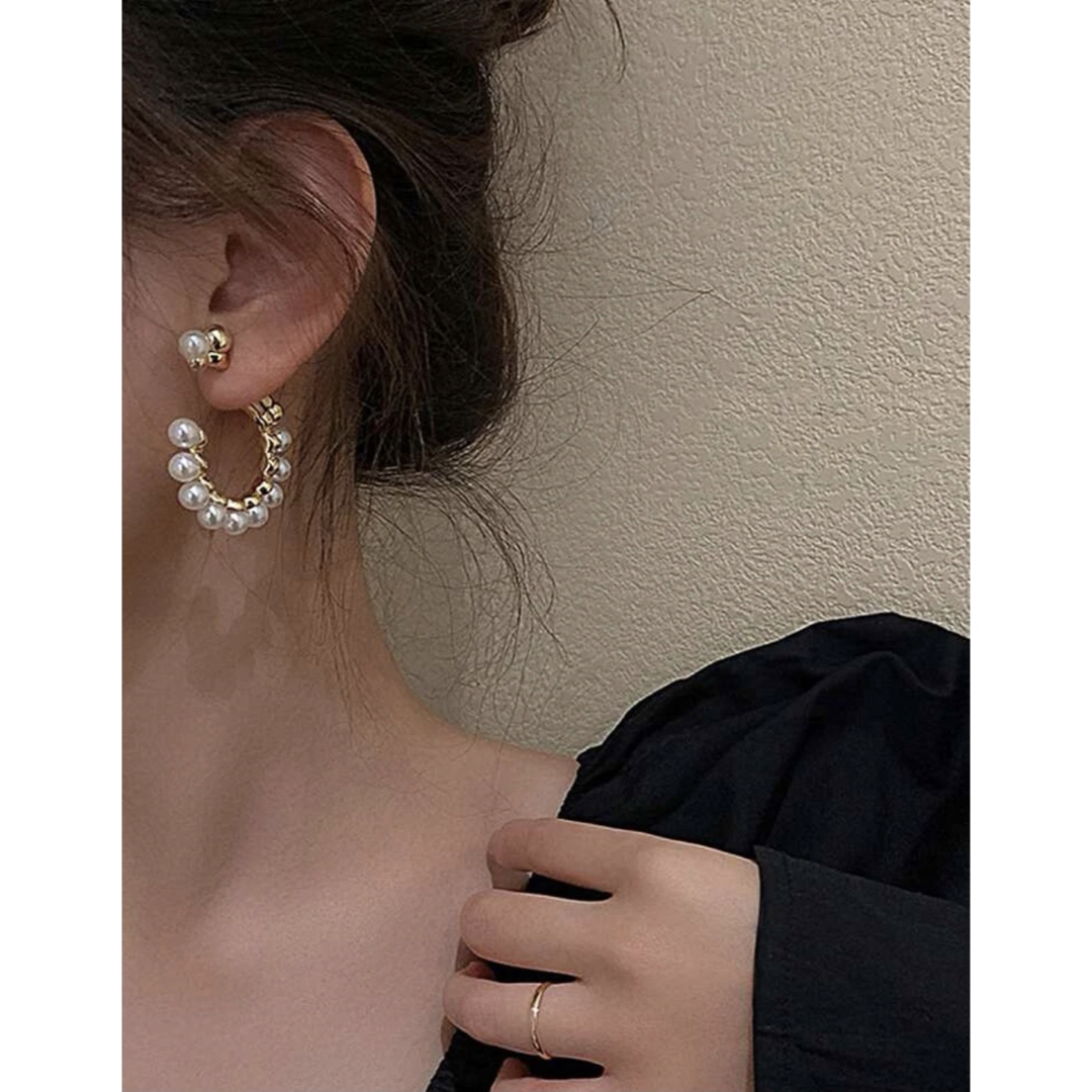 DEUXIEME CLASSE(ドゥーズィエムクラス)の【Design Pearl pierce】#074  レディースのアクセサリー(ピアス)の商品写真