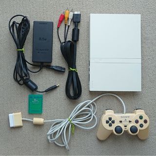 プレイステーション2(PlayStation2)の動作確認済み PS2 本体 SCPH-75000 薄型 ホワイト(家庭用ゲーム機本体)