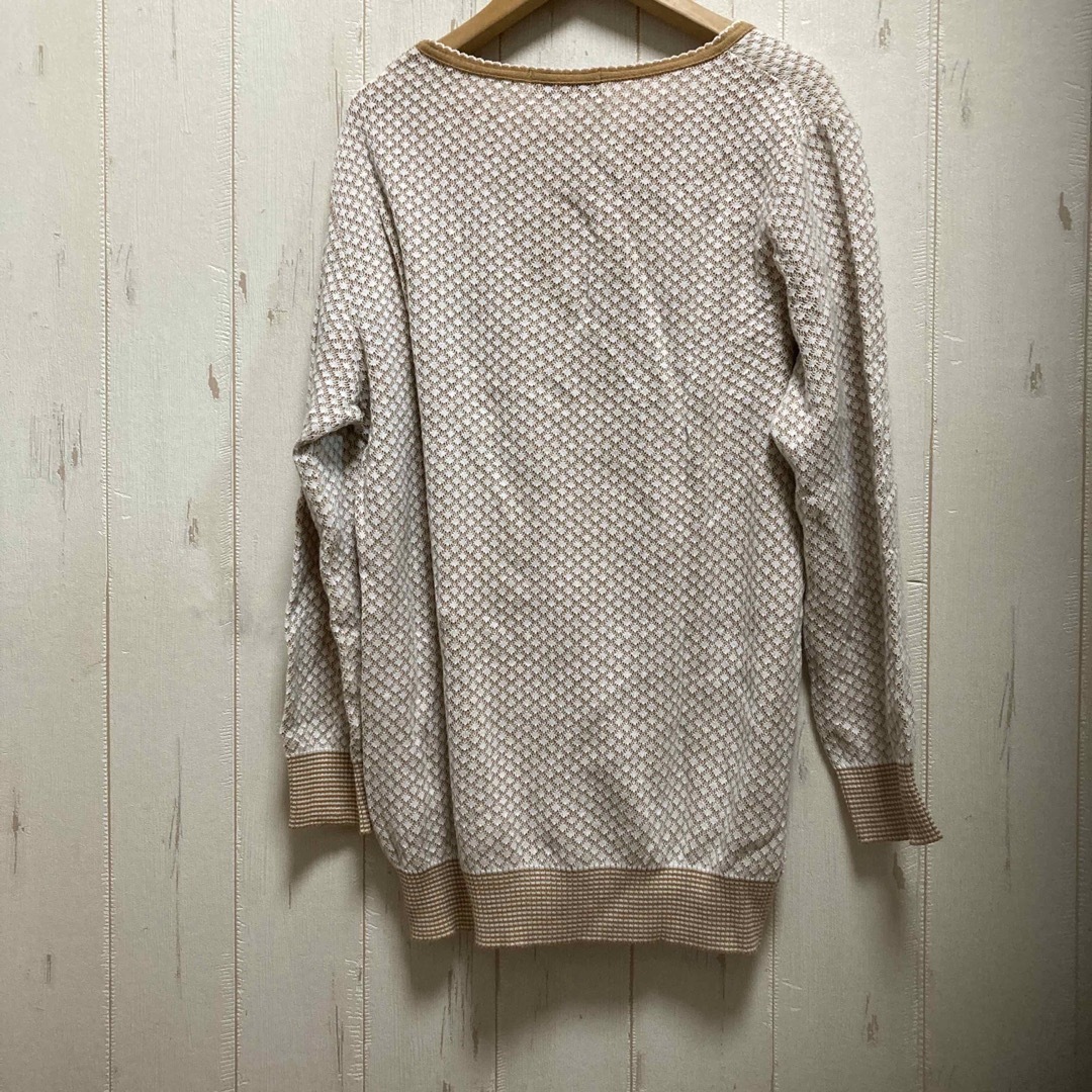 コットン薄手セーター七分袖 レディースのトップス(ニット/セーター)の商品写真