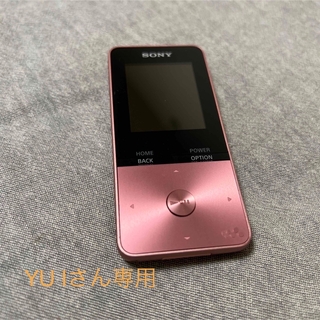 ソニー(SONY)のSONY ウォークマン Sシリーズ NW-S313K(PI)(ポータブルプレーヤー)