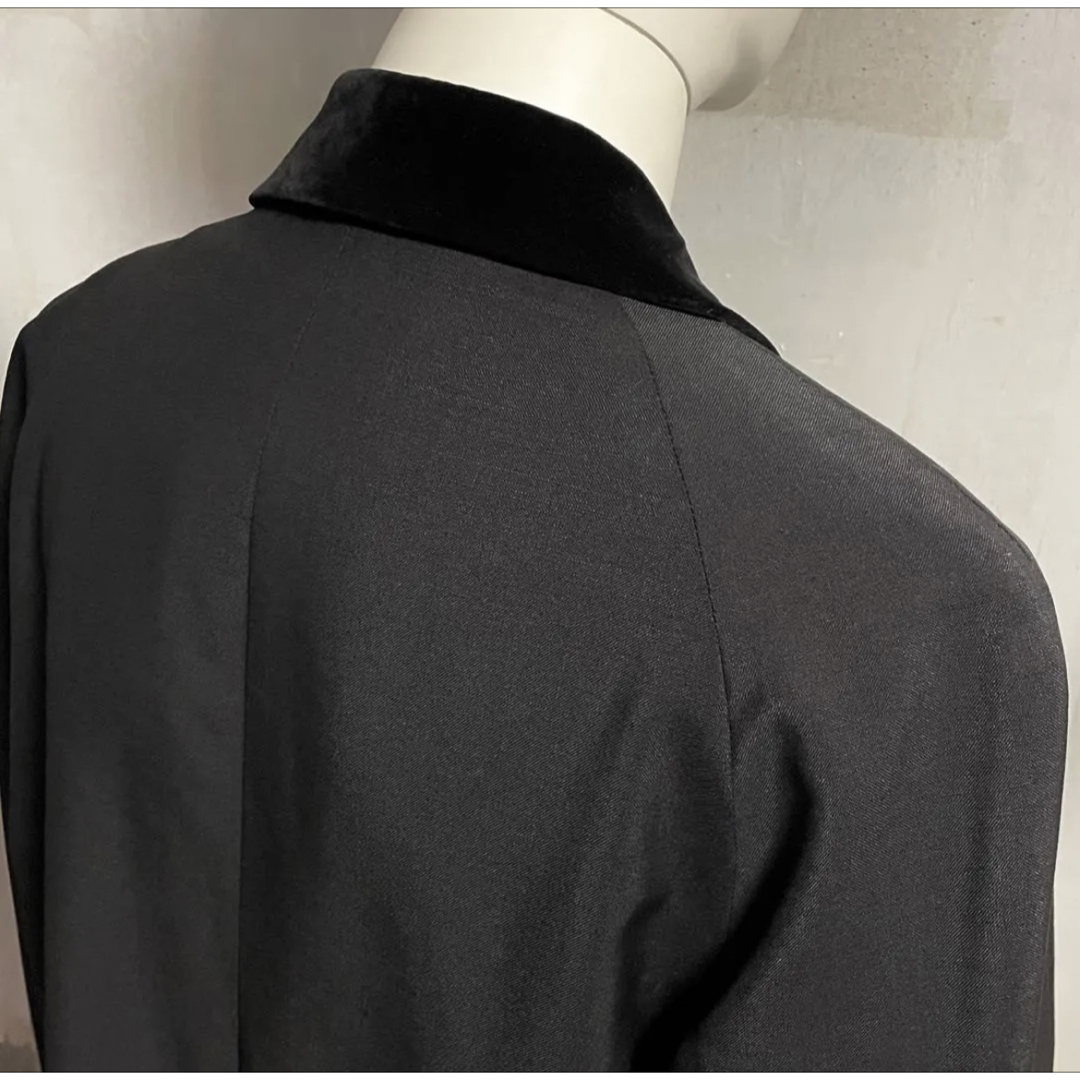 70s Burberry Black Car Coatバーバリーカーコート 希少