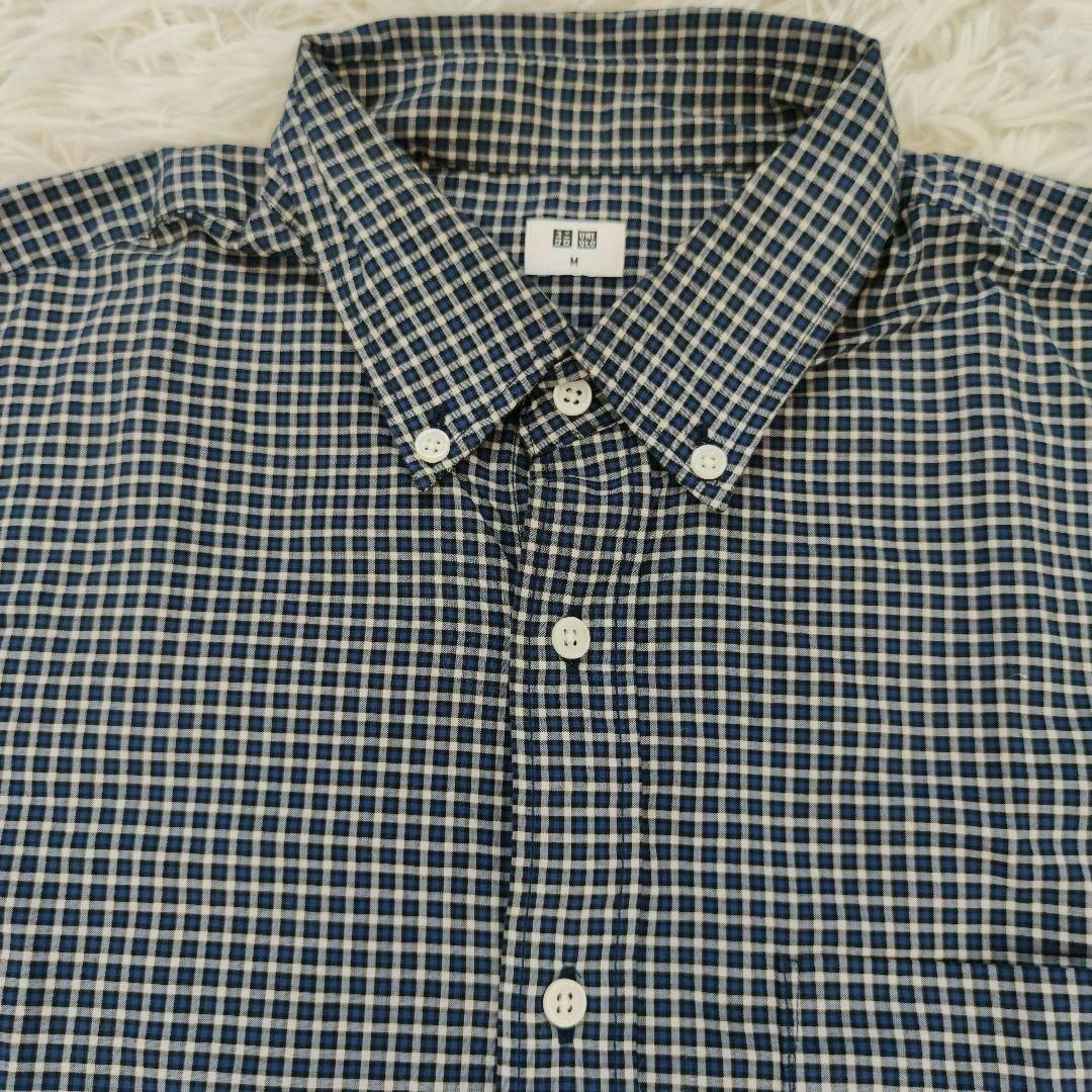 UNIQLO(ユニクロ)のUNIQLO【M】チェックシャツ　長袖　a303 メンズのトップス(シャツ)の商品写真