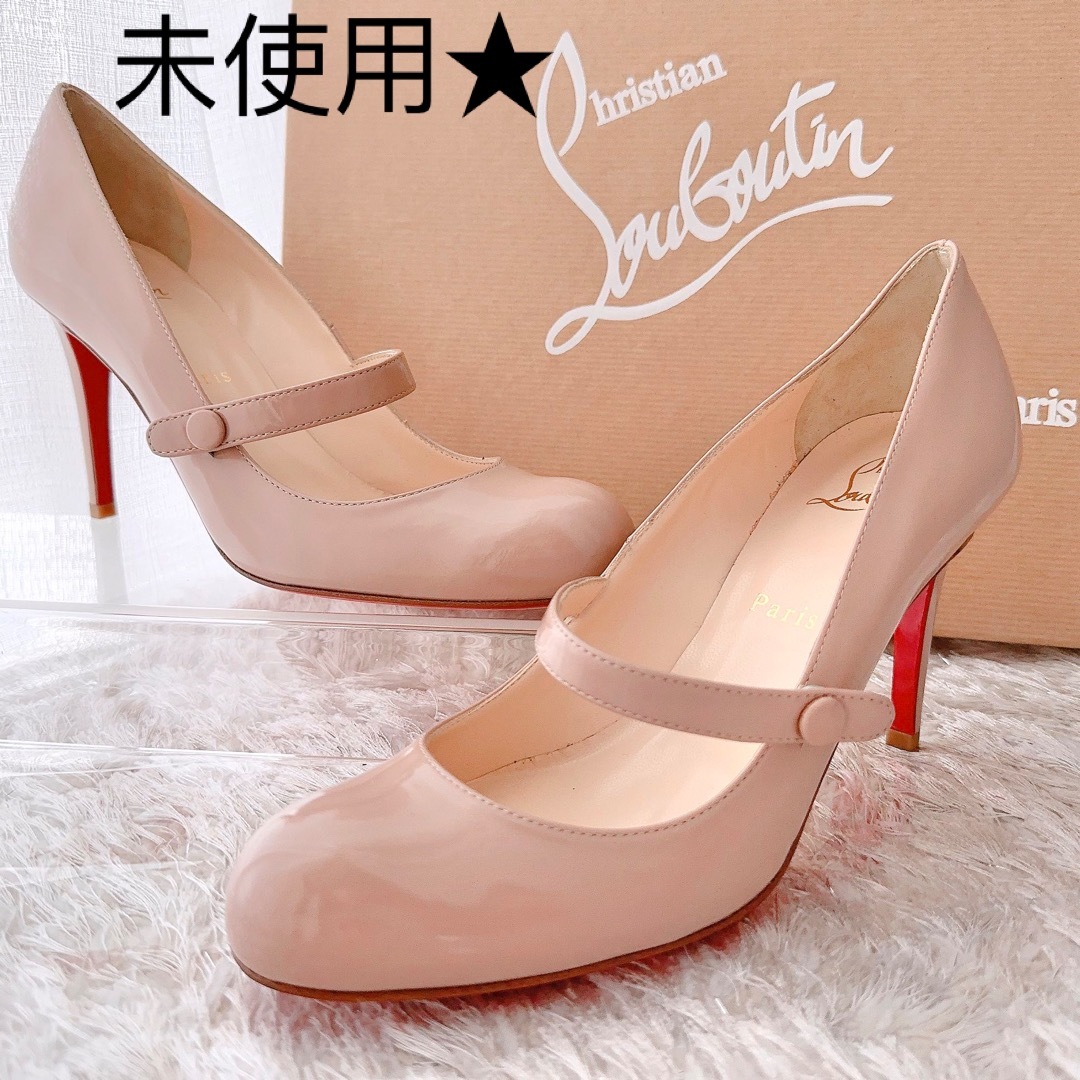 Christian Louboutin(クリスチャンルブタン)のクリスチャンルブタン　ストラップパンプス　フラットシューズ　定番　サンダル　新品 レディースの靴/シューズ(ハイヒール/パンプス)の商品写真