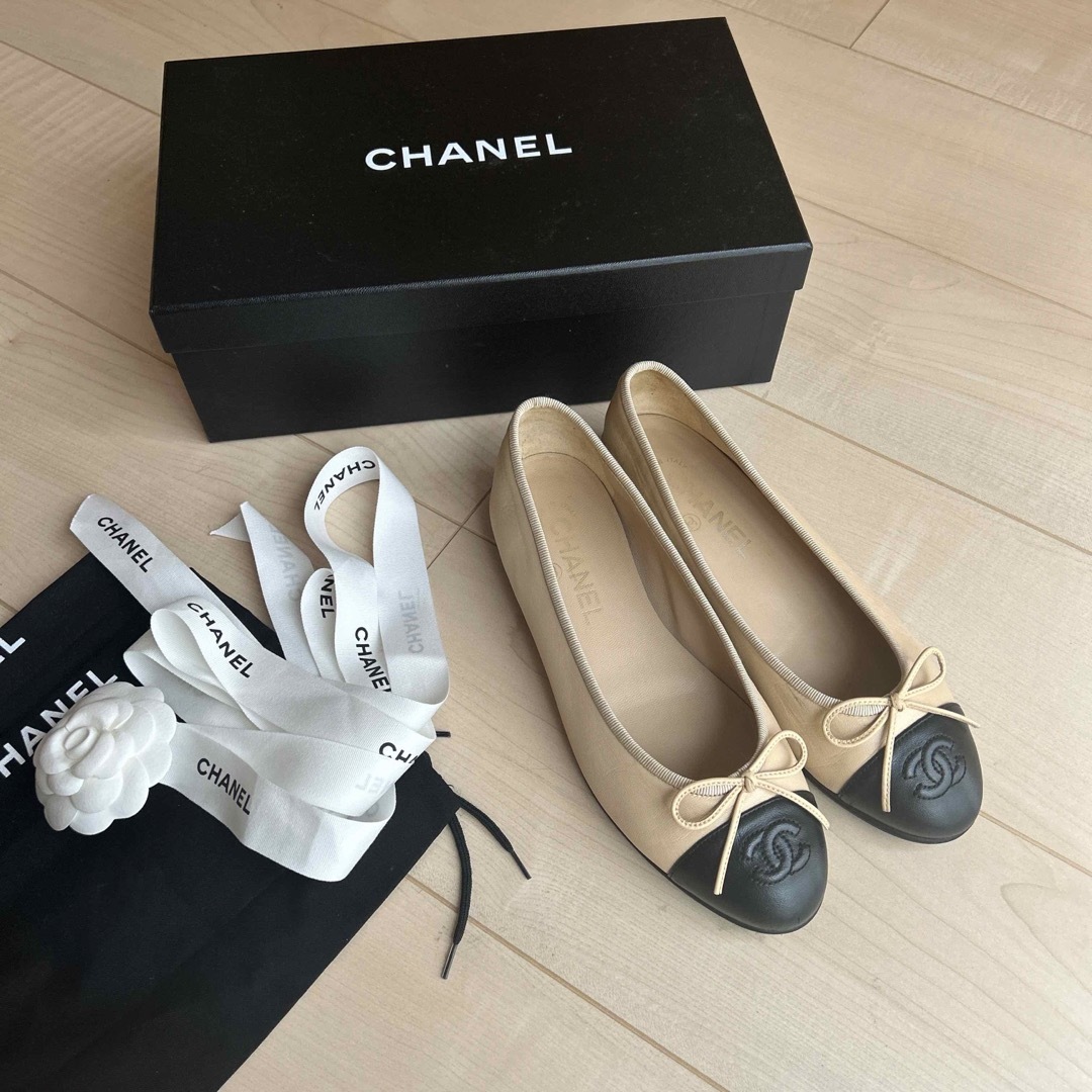 CHANEL シャネル　バレエ　バレリーナ　フラット　36