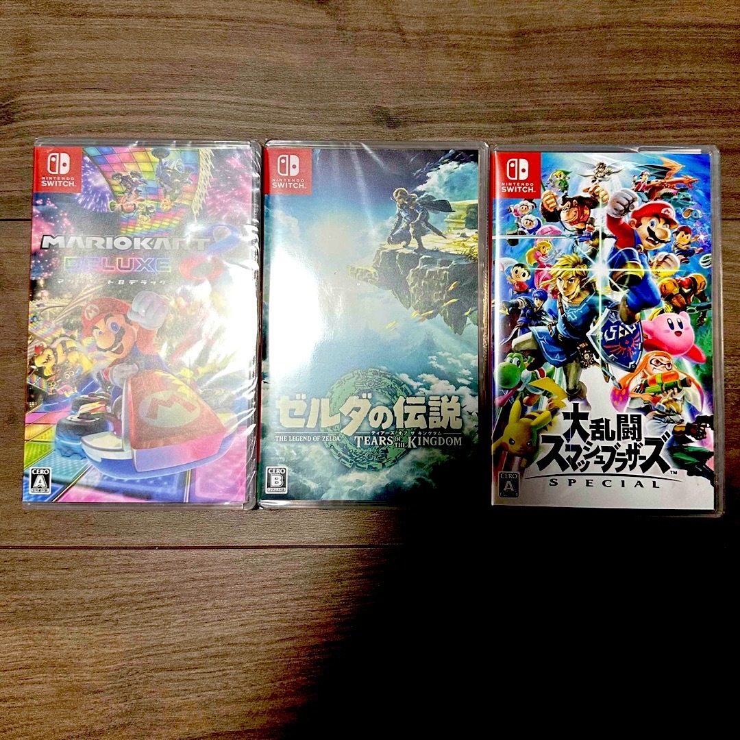 Switchソフト3本まとめ売り　どうぶつの森/ゼルダの伝説 BotW/マリオ