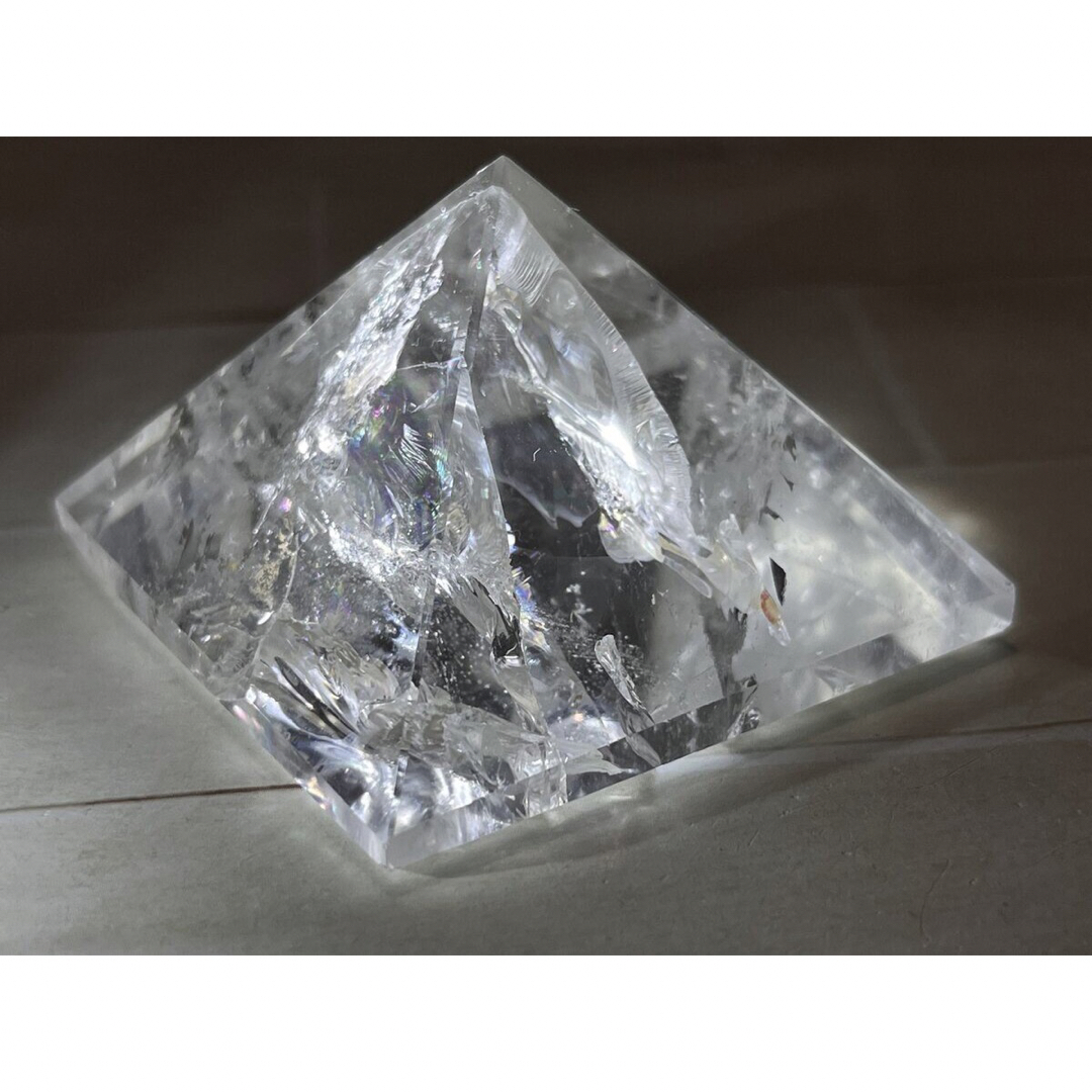 【大宇宙との融合✨】レインボー　ピラミッド　神聖幾何学　クリスタル　水晶 5