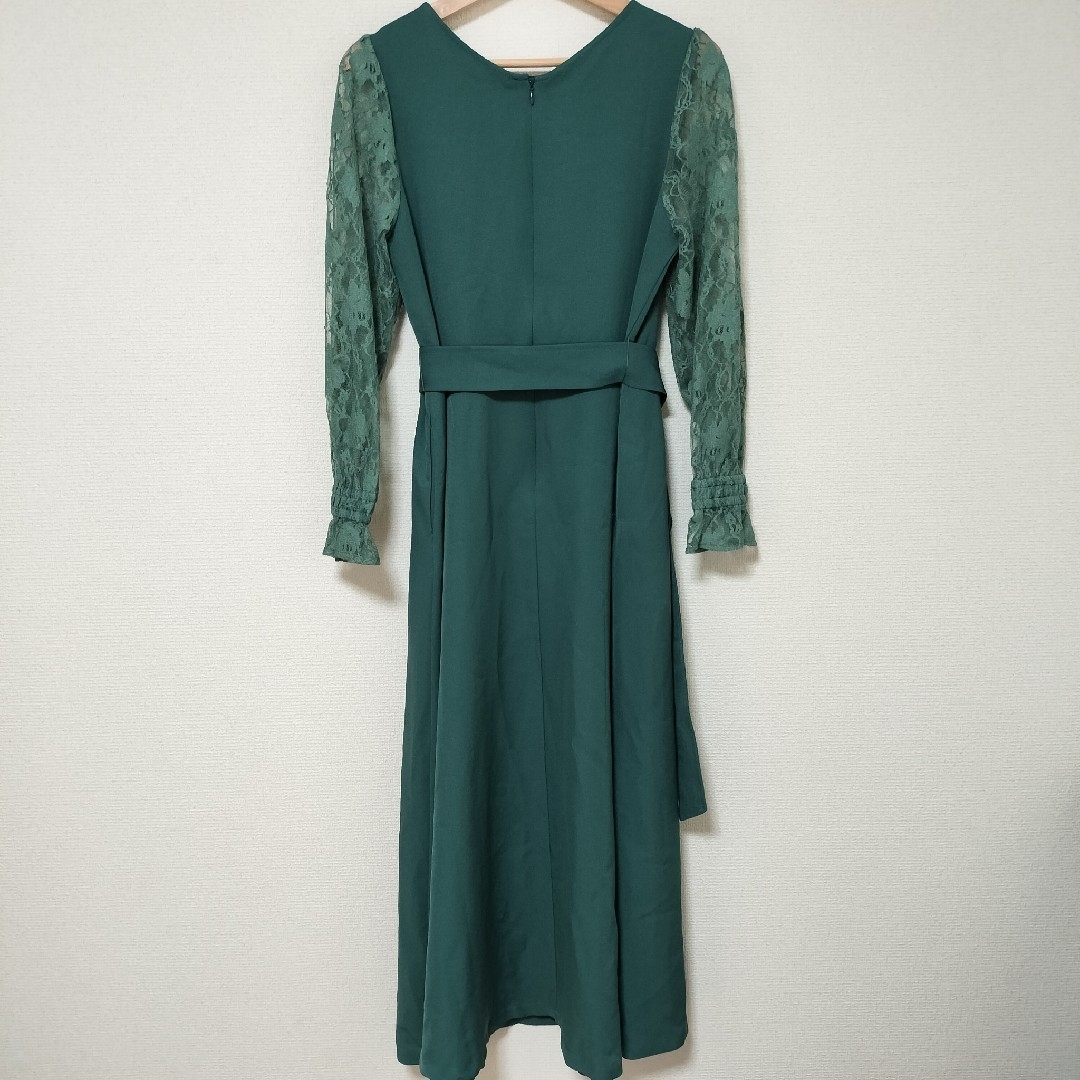ZOE TEES ファッショングリーンカーキドレス♪♪♪