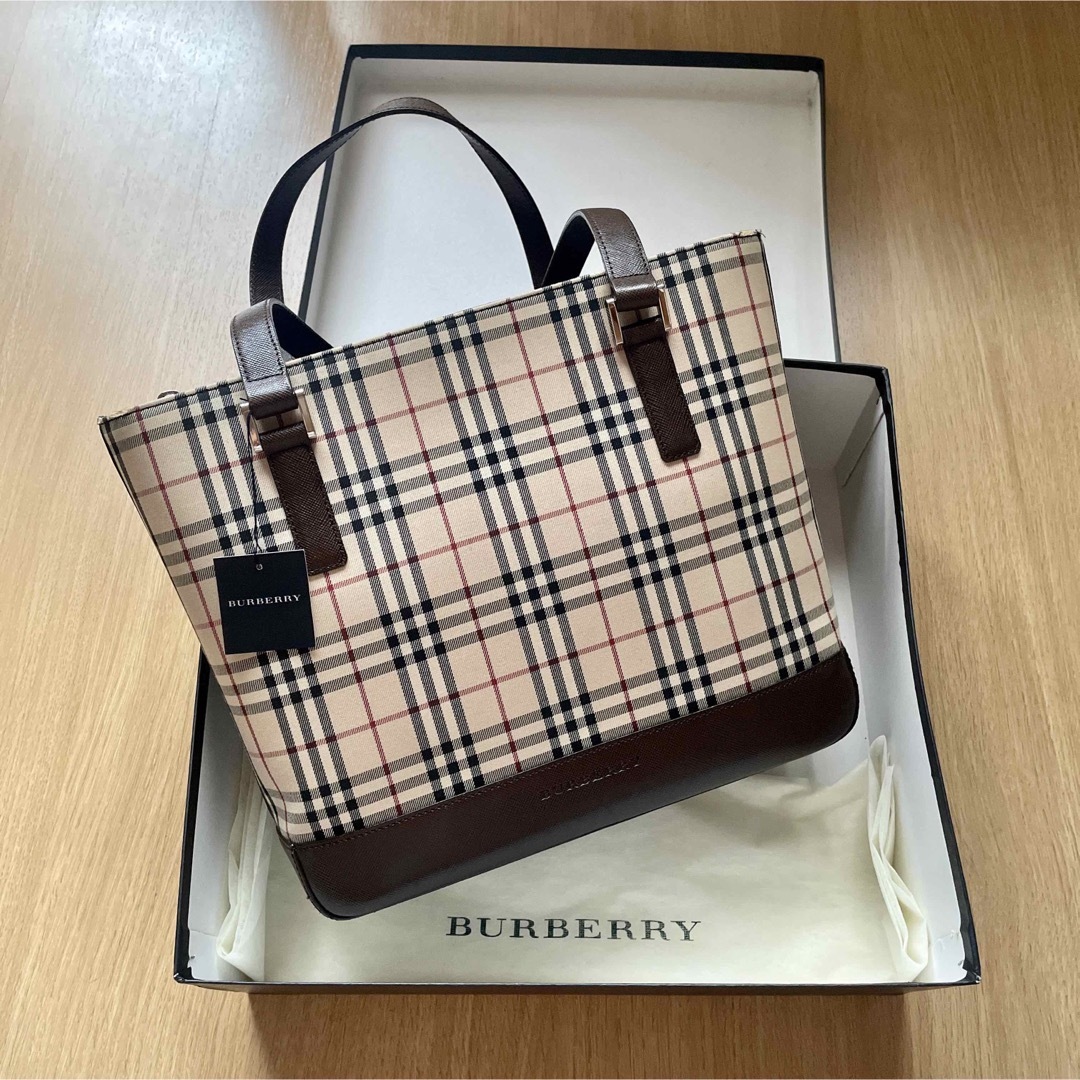 BURBERRY - 【箱付き】バーバリー ヴィンテージ トートバッグ