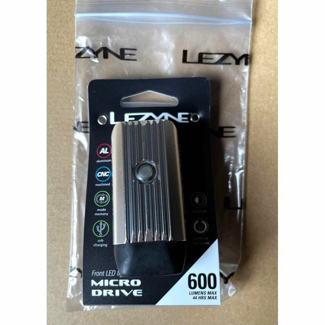 ★新品 LEZYNE MICRO DRIVE 600XL レザイン ライト スポーツ/アウトドアの自転車(その他)の商品写真